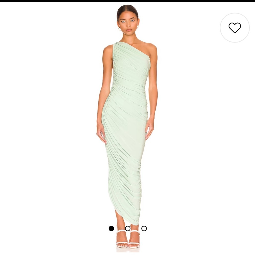 Norma Kamali Diana Midi Dress in Seafoam, NWT - Picture 1 of 7